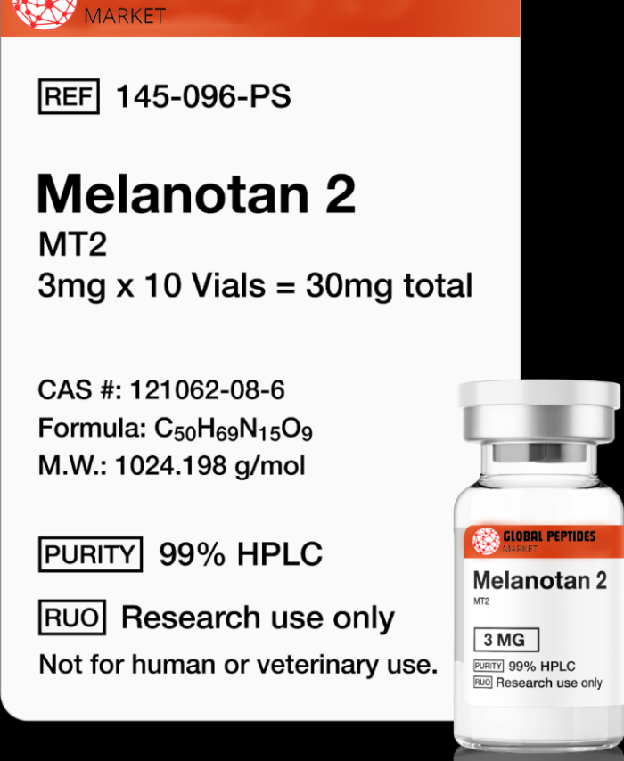 Melanotan 2 (MT2) (3mg x 10 Vials = 30mg)